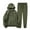 Army Green, variant on Brondbend Mens 2 Piece Sweatsuits Sets Mens Jogging Suit Hooded Long Sleeved Solid Pocket Pullover and Elastic Waist Sweatpants Outfits Loose Fit Fall Winter Gym Workout Suits,Army Green