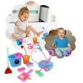 thumbnail image 3 of Doll Accessories Vacuum Cleaner Cleaning Tools 9 Piece Set Toy Play 9 Piece Set Color Random, 3 of 8