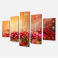 thumbnail image 2 of Spring Little Flowers at Sunset - Large Floral Canvas Artwork, 2 of 3