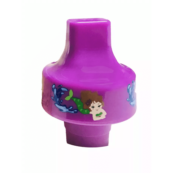 Encore Brandz Refresh-A-Kid Plastic Fits Most Water Bottles Mermaid Sippy Top Universal Bottle Adapter