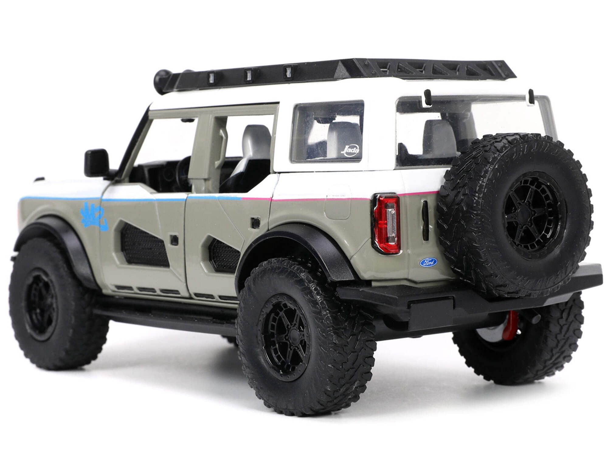 Just Trucks 1:24 2021 Ford Bronco Gray Die-cast Car Play Vehicles