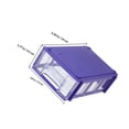 thumbnail image 2 of OUNONA 5Pcs Blue Drawer Parts Organizer Box Plastic Tool Storage Cabinet for Home and Office, 2 of 6
