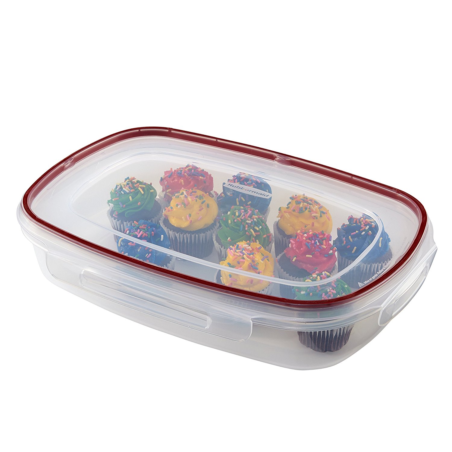 Rubbermaid Lock Its 11/2 Gallon Rectangular Food Storage Container