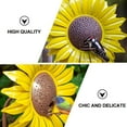 thumbnail image 3 of Raindrops Unique Bird Feeders Yellow Iron Feeding Birds for Outdoor Garden 1Pack, 3 of 6