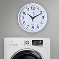 thumbnail image 4 of Minimalist Smart Clock 20cm Diameter Modern Aesthetic Perfect For Small Spaces, 4 of 6