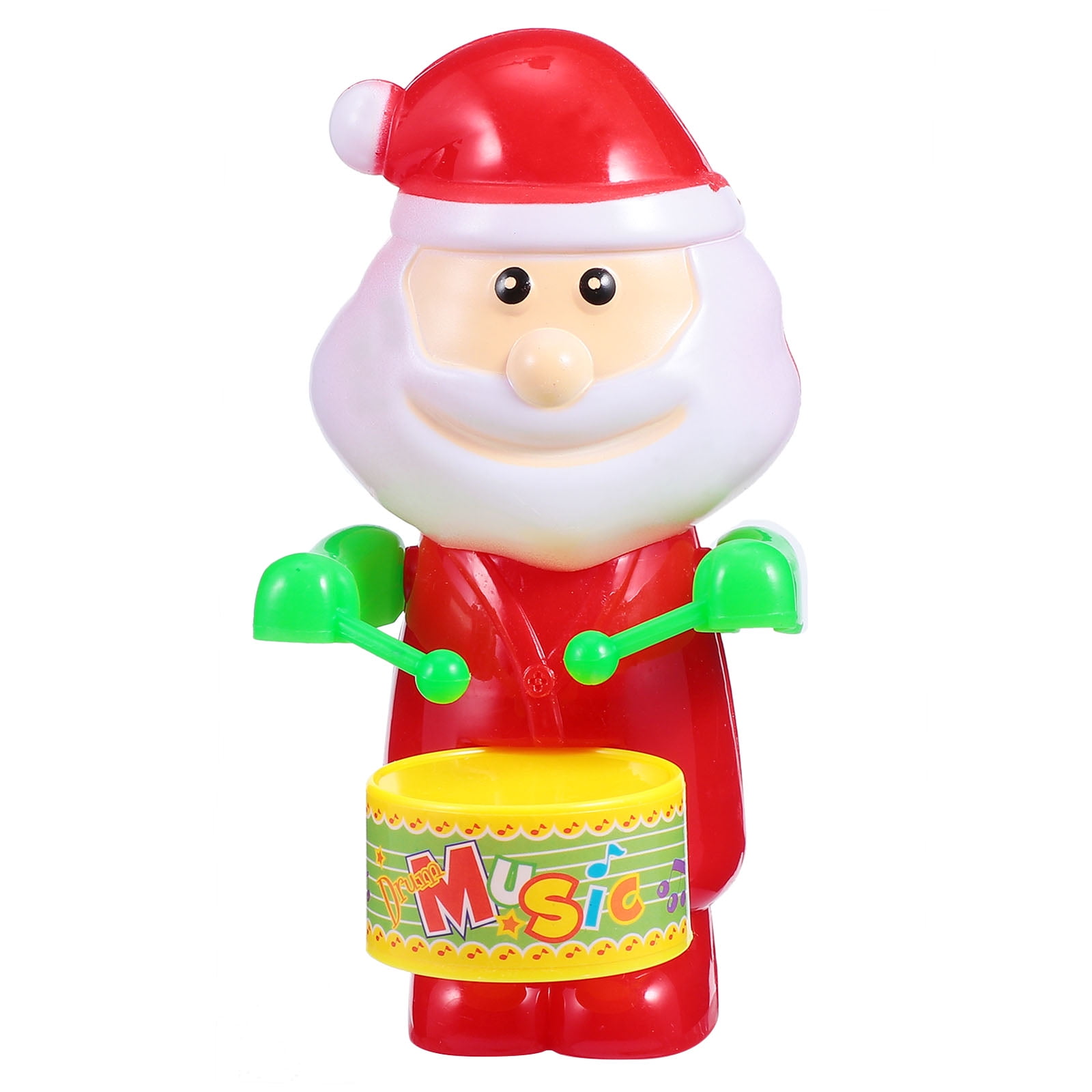 Christmas Gifts Children Clockwork Toys Wind-Up Toys Drummer Santa Claus Toy 