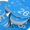 thumbnail image 2 of 30pcs Numbered Plastic ID Tags Convenient Number Tag Round Number Labels Round Numbered Labels Circular Numbered Key Tags For Organizing, 2 of 5