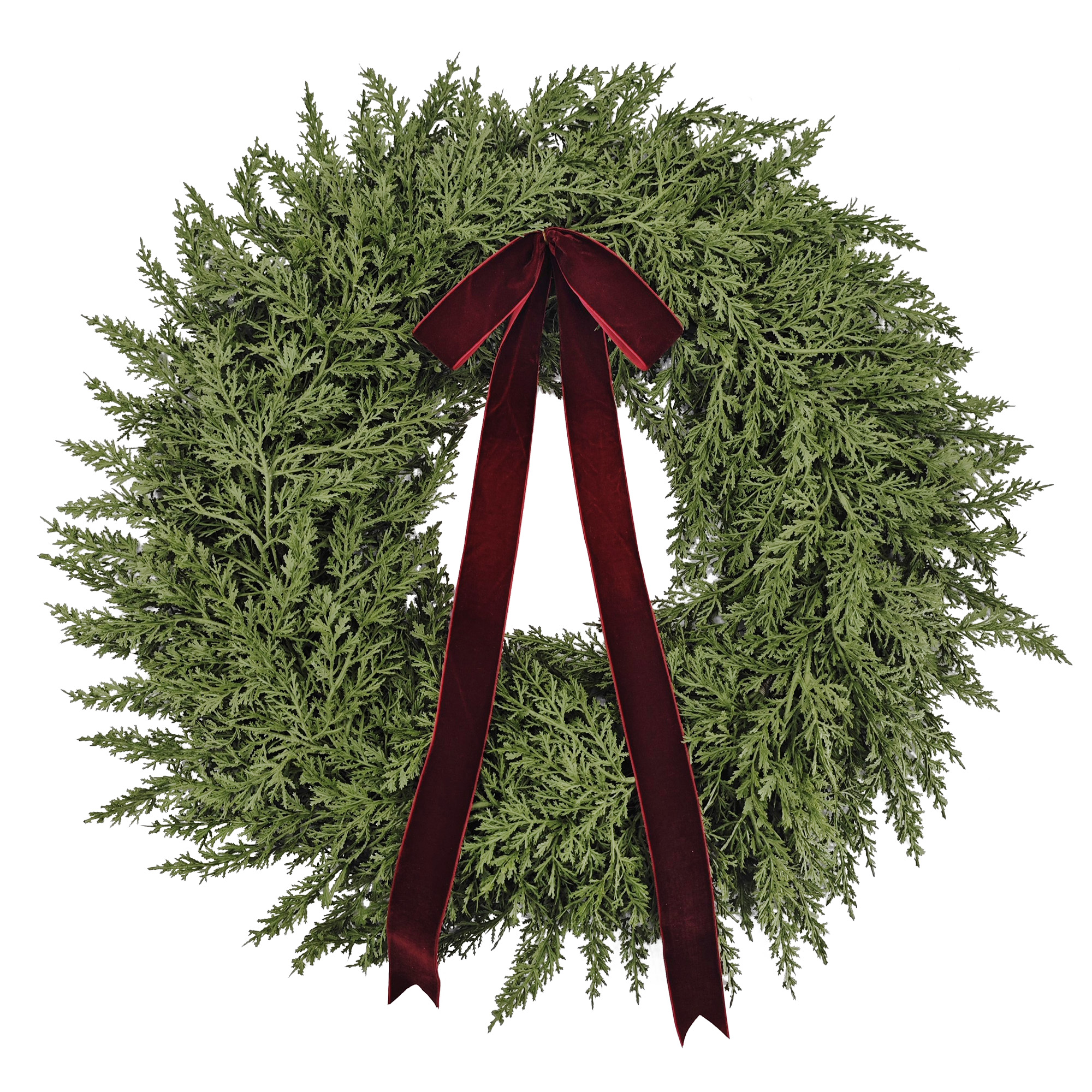 My Texas House 22-Inch Cedar Artificial Christmas Wreath