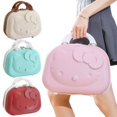 thumbnail image 2 of Estuche de cosméticos Kawaii Sanrio Hello Kitty, bolsa de viaje ligera de dibujos animados, artículos de tocador impermeables, Maleta de belleza 3D, Animal, 2 of 4