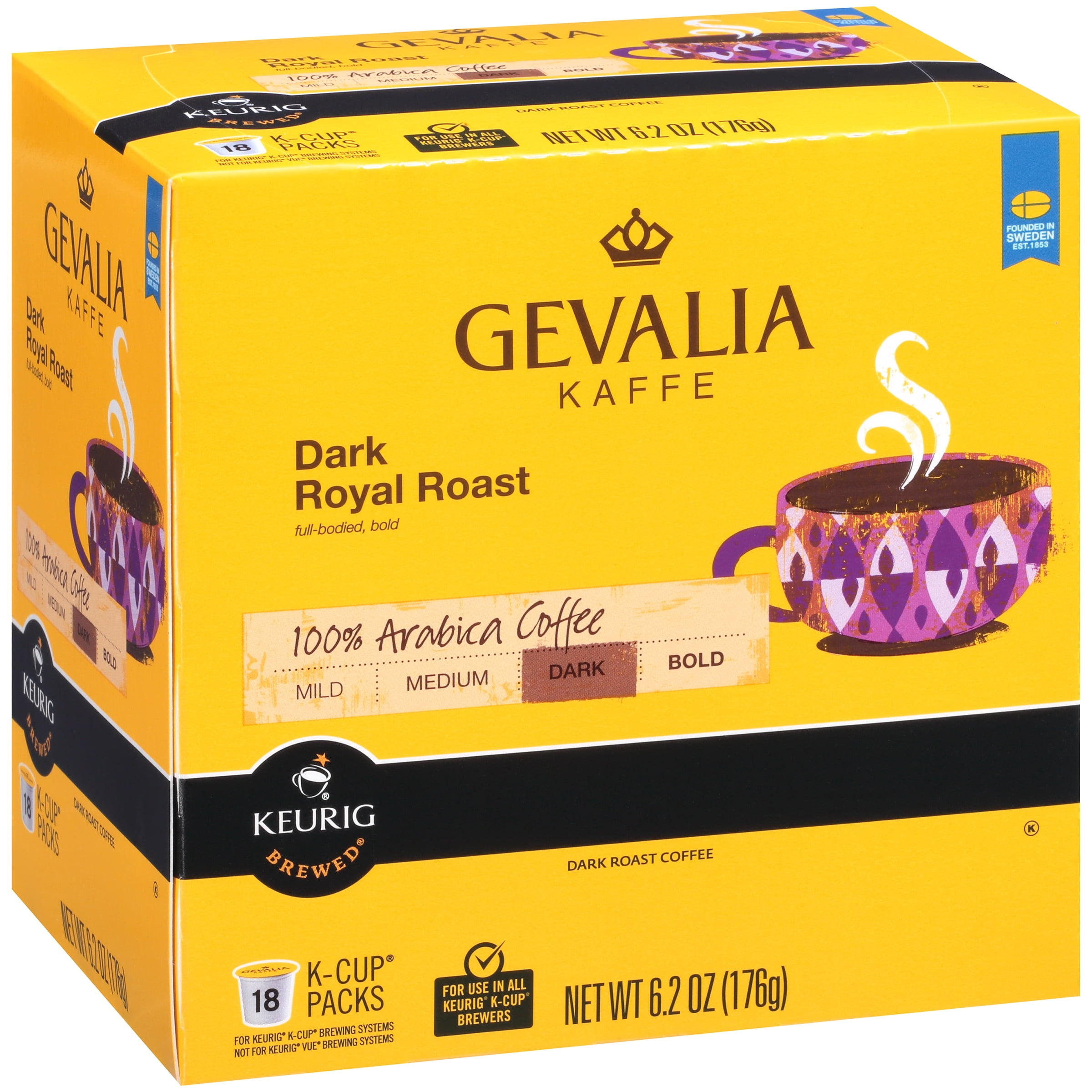 Gevalia French Roast Ground Coffee 12 oz. Bag