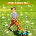 thumbnail image 3 of SYNCFUN Bubble Lawn Mower, Bubble Machine Summer Outdoor Toys for Toddlers 1-3, Bubbles for Kids 2 4 6 Years Birthday Toy, 3 of 9