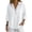 White, variant on Gbobgt Womens 3/4 Sleeve Tops V Neck Tops Casual Cotton Linen Blouses Lightweight T Shirts for Daily Summer Outfits Beige L
