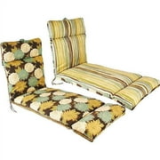 Jordan Manufacturing 45 in. French Edge Outdoor Bench Cushion - Kastel