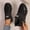 Black, variant on Lightweight Knit Upper Slip-On Sneakers for Women Featuring a Pointed Toe, Arch Support, And Breathable Design, Perfect for Casual Outings, Travel, Daily Wear, And Parties in Black, Golden, And Silve