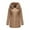 Yellow Coat for Women, variant on jtjvou Faux Fur Winter Coats for Women,Ladies Winter Puffer Jacket with Fur Hood,Thickened Parka Coat with Waist Drawstring Beige L