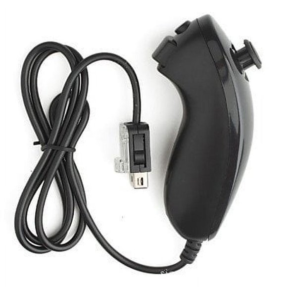 SIBIONO-Nunchuck Manette pour Nintendo WiiWii U Jeu Vidéo (Noir)