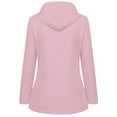thumbnail image 5 of Feancey Women's Waterproof Rain Jackets Drawstring Hooded Hiking Raincoat Outdoor Lightweight Windbreaker Jacket Travel Rain Coats with Pockets Pink L, 5 of 5
