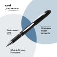 thumbnail image 3 of Bolígrafo Uni-Ball Jetstream Medio 1.0mm Negro Paquete de 4, 3 of 7