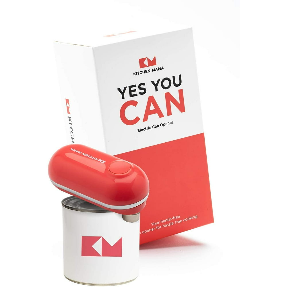 Kitchen Mama Mini Electric Can Opener Open Cans with A Simple Push of