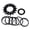 Black, variant on Aluminum Alloy 16T Cycling Gear For Mountain Bikes Great For Dirt Jump Street Climb And City Commuting
