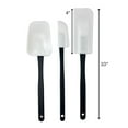 thumbnail image 2 of KITCHEN DIVA 2 Pack 3-Piece Plastic Spatula Set  9"-10" 22.9 cm-25.4 cm Range  Versatile Kitchen Aid  Durable & Lightweight, 2 of 7
