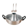 thumbnail image 3 of Mini olla caliente para ramen, olla portátil para estofado, utensilios de cocina fáciles de transportar, plato para calentar 24 cm, 3 of 9