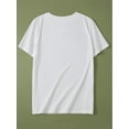 thumbnail image 2 of Holiday Themed Valentine'S Day Love Letter Printed Women'S T-Shirt, Short-Sleeve Top for WomenFatherCamisetas para mujer, lindas camisetas con estampado gráfico, de manga corta, estilo casual, para ve, 2 of 7