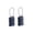 Blue, variant on Brookstone Cable Lock TSA-Approved Keyless Luggage Lock with 3-Digit Combination 2 Pack