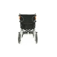 thumbnail image 3 of Silla de ruedas ergonómica ultraligera Karman S-2512 de 8 kg, asiento de 45 cm con reposapiés extraíble, color plateado, 3 of 5