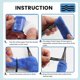 thumbnail image 4 of 4 sobregrips de toalla para raqueta, toalla de algodón superabsorbente, cinta antideslizante que absorbe el sudor y protege las asas., 4 of 5