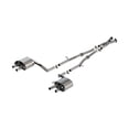 thumbnail image 1 of Borla Exhaust System Kit 140936 S-Type Cat Back System; T-304 Stainless Steel; With Muffler; 2-1/4 Inch Pipe Diameter; Dual Exhaust With Quad Exit; Dual Split Rear Exit; Without Tips, 1 of 2