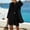 *Black, variant on Women's 2 Piece Linen Set, V Neck Button Down Shirt and High Waist Shorts Casual Summer Outfits with Pockets Army Green,Women's Plus L