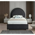 thumbnail image 6 of Meridian Furniture Milo Black Fabric Twin Bed, 6 of 7