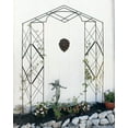 thumbnail image 3 of Achla Designs FT-46 Athena Wrought Iron Graphite Garden Trellis, 3 of 3