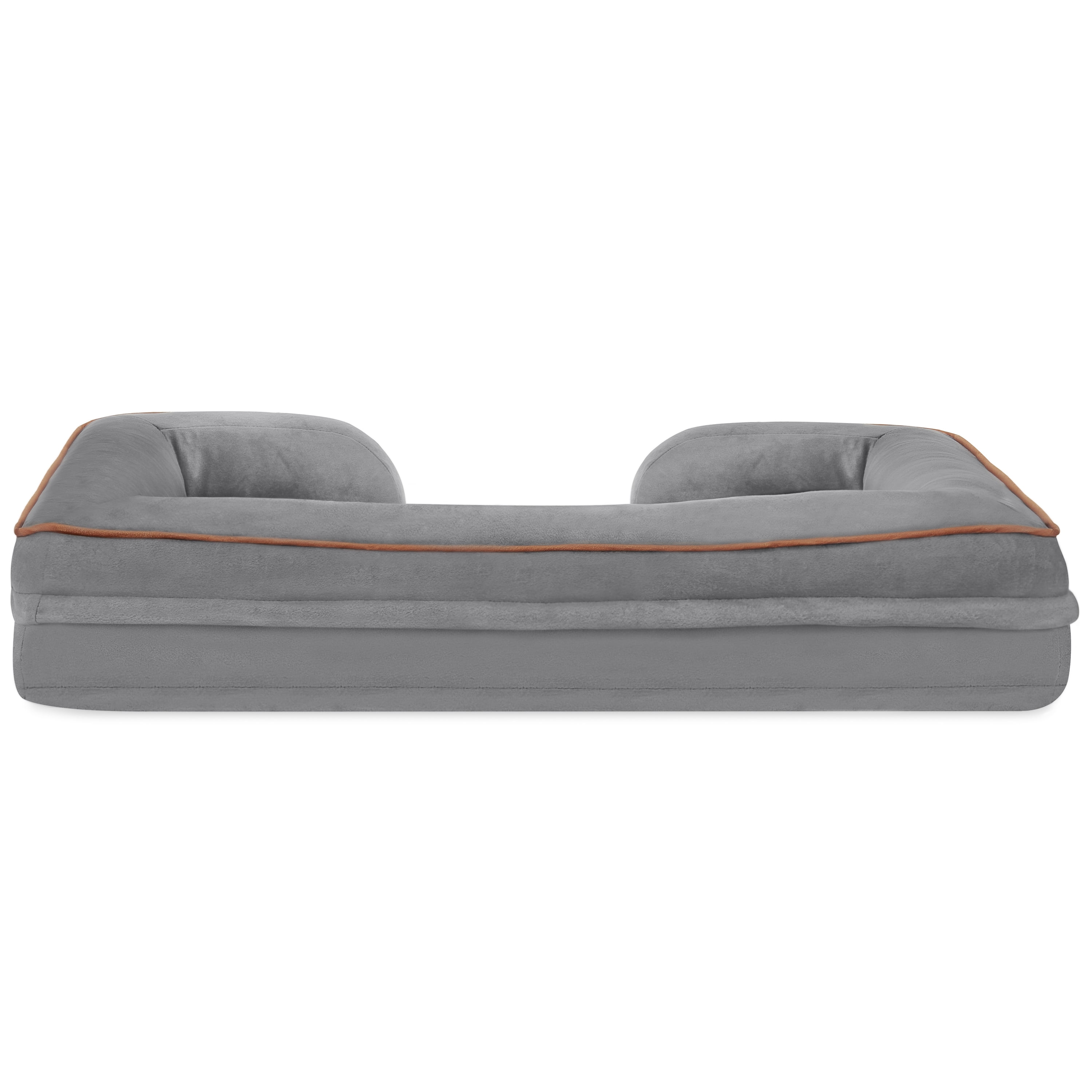 TailZzz Snuggle Pet Mattress | Large to Extra Large 2-in-1 Cool Gel Infused Dog Mattress