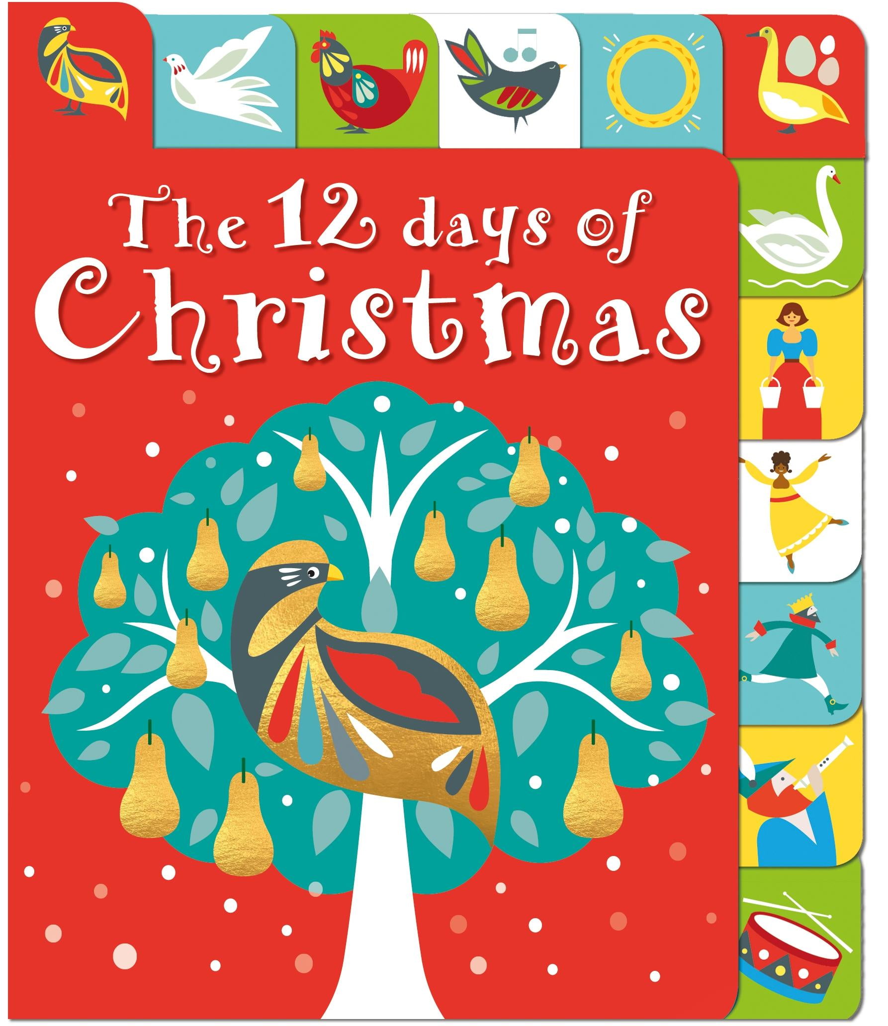 LiftTheFlap Tab Books The 12 Days of Christmas A LiftTheTab Book (Series 1) (Board book