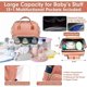 thumbnail image 3 of Bolsa de pañales para bebés, mochila con cambiadores, bolsas para mamás, niños y niñas, viaje multifunción Unisex para bebé, se puede utilizar como mochila, 3 of 5