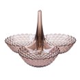 thumbnail image 1 of CAROOTU European-Style Fruit Tray Storage 3-Compartment Plastic Multi-Layer Stacked Fruit Tray Candy Dried, 1 of 7