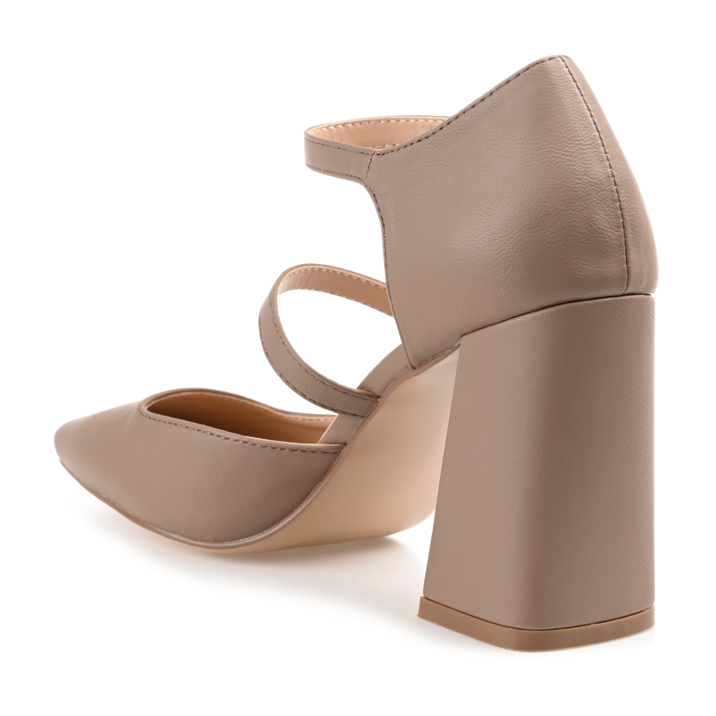 Journee Womens Isadorah Mary Jane Mid Block Heel Square Toe Pumps, Widths Available