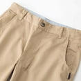 thumbnail image 3 of Little Kid Boys Girls School Uniform Pants Kids Dress Slacks Pants Elastic Classic Trousers 3-12 Years Khaki 7-8 Years, 3 of 6