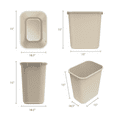 thumbnail image 6 of Waste Basket, Beige, 6 of 6