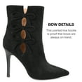 thumbnail image 4 of Journee Collection Womens Deandra Tru Comfort Foam Inside Zip Stiletto Booties, 4 of 6