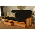 thumbnail image 2 of Kodiak Furniture Westport Full-size Wood Futon Set w/ Storage and Black Mattress, 2 of 18