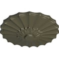 thumbnail image 3 of Ekena Millwork 9"OD x 1 3/8"P Shakuras Ceiling Medallion (Fits Canopies up to 1 3/8"), Hand-Painted Witch Hazel, 3 of 7