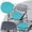 Light Blue, variant on Round Outdoor Chair Cushion - Waterproof Patio Seat Pad With Removable Machine Washable Cover - Terrace Furniture Cushion For Garden Dining(Light Blue)