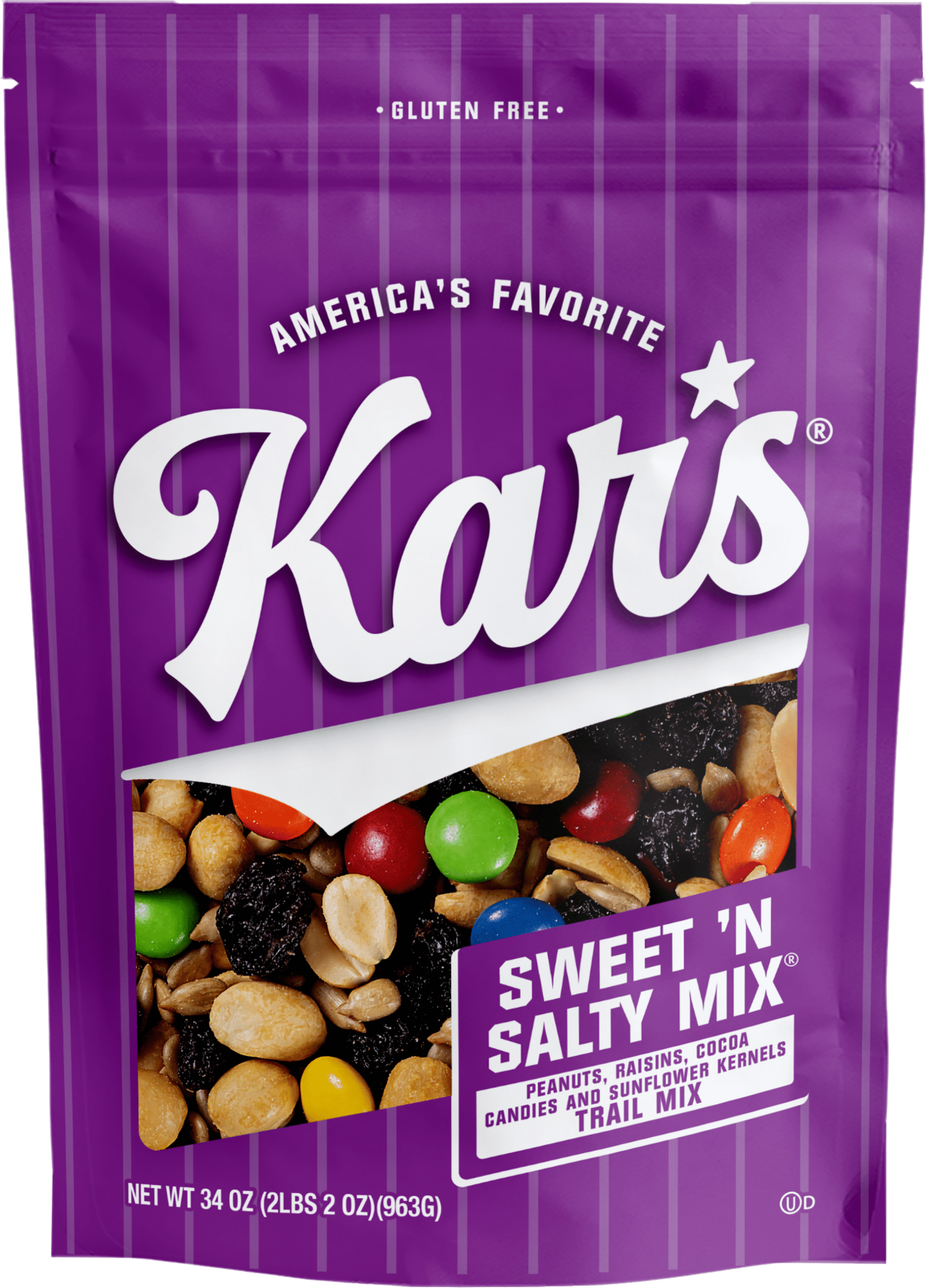 Kar's, Trail Mix, Sweet 'N Salty, 34 oz Bag, Gluten Free - Walmart.com