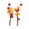thumbnail image 3 of simhoa 3 Pcs Épingles à Cheveux Houx Femme Bâtons de Cheveux de Mariée Rouge et Orange Rouge et Orange, 3 of 8