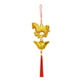 thumbnail image 4 of 1 Pcs Chinese New Year Horse Decorations Lunar New Year 2026 Red Tassel Ornaments with Wealth Success Good Luck Hanging Decorations for Gifts Home Car Decor, 4 of 4