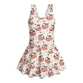 thumbnail image 7 of FOR U DESIGNS Girls One Piece Swimsuit with Skirt Quick Dry Bathing Suit Swimwear Bathing Suit for Kids 3-13 Years, Cat Mushroom Heart, 7 of 7