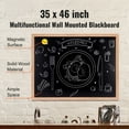 thumbnail image 3 of BENTISM Magnetic Wall Hanging Chalkboard Easel Sign, 3 of 10